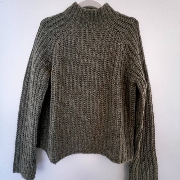 Vince Plush Alpaca / Wool Funnel Neck Sweater - Picture 1 of 5